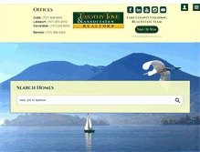 Tablet Screenshot of lakecounty-realestate.com